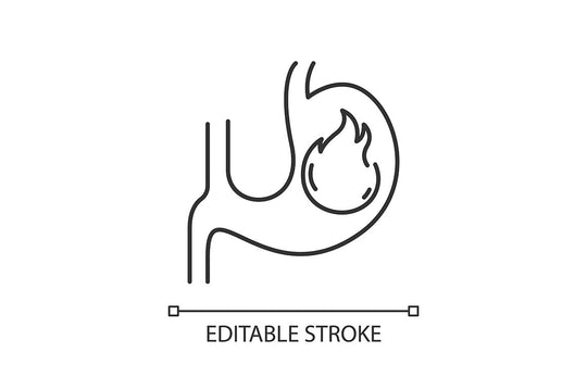 Early pregnancy symptom pixel perfect linear icons set