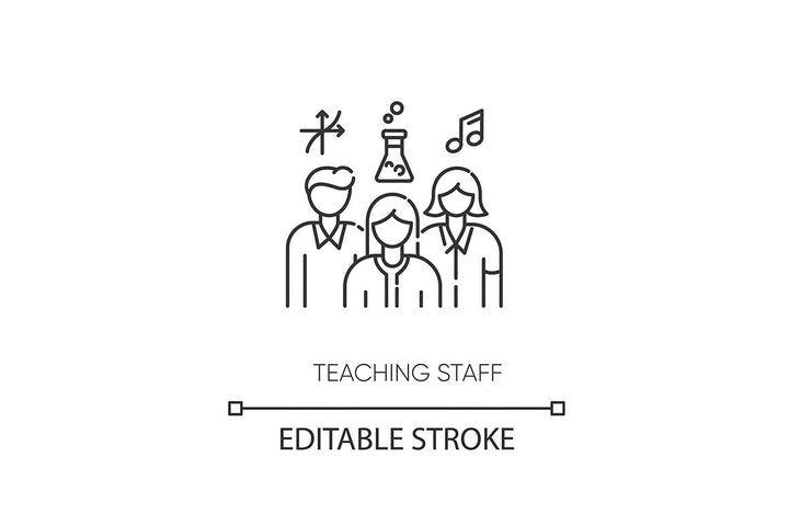 Education pixel perfect linear icons set