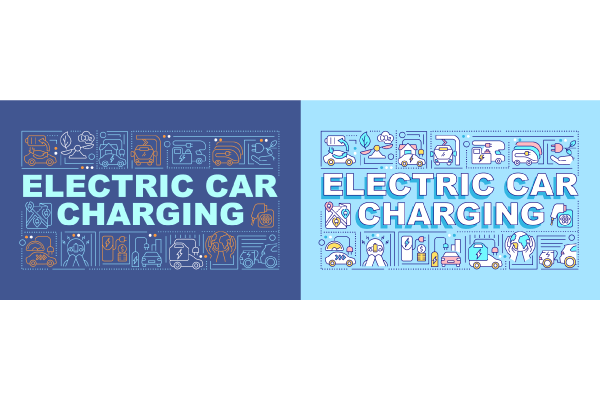 Electric Car Charging Banner Bundle