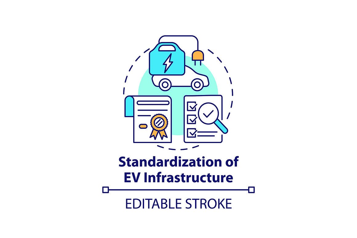 Electric Vehicle Icons Bundle