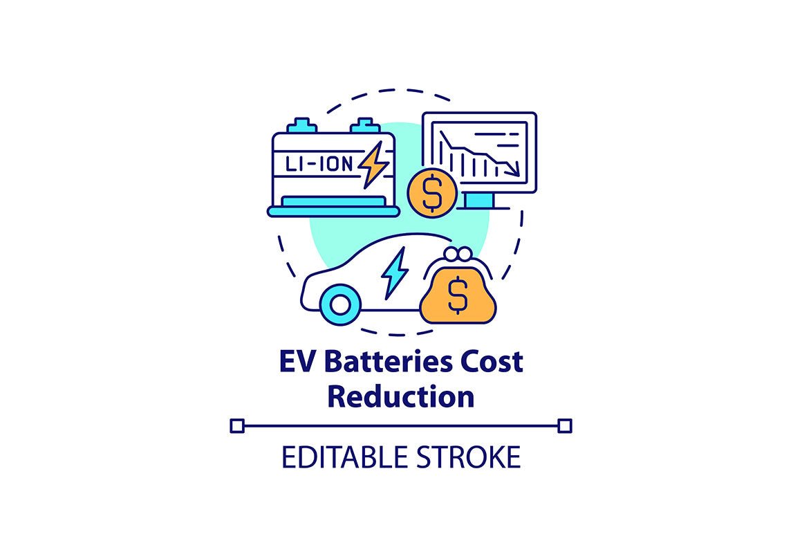 Electric Vehicle Icons Bundle