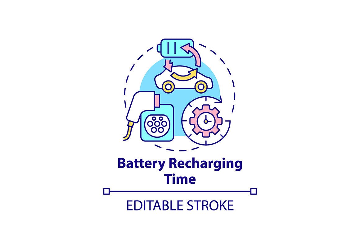 Electric Vehicle Icons Bundle