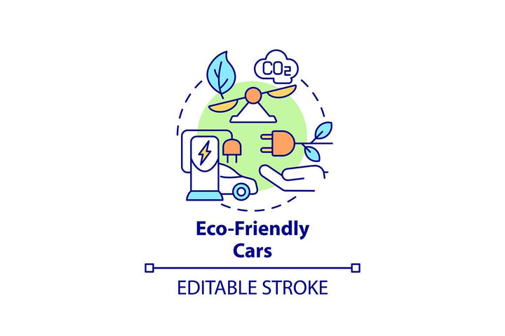 Electric Vehicle Icons Bundle