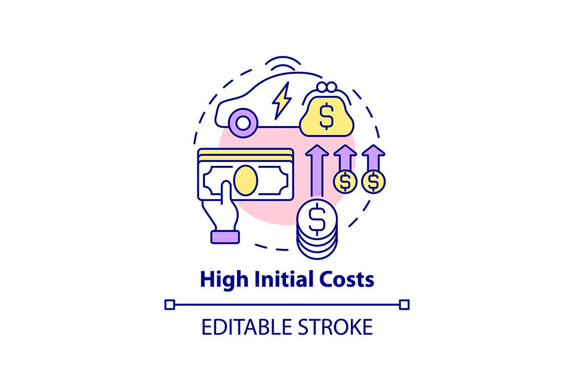 Electric Vehicle Icons Bundle
