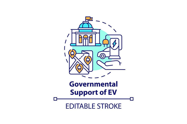 Electric Vehicle Icons Bundle