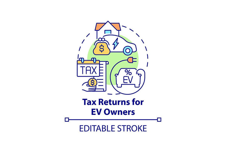Electric Vehicle Icons Bundle