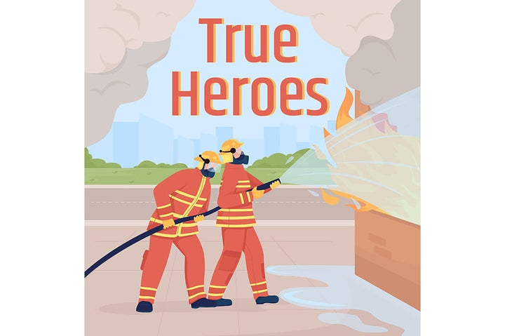 Emergency situation vector template set