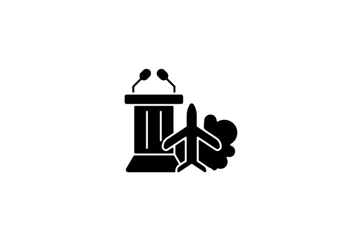 Employee perks and bonuses black glyph icons set on white space