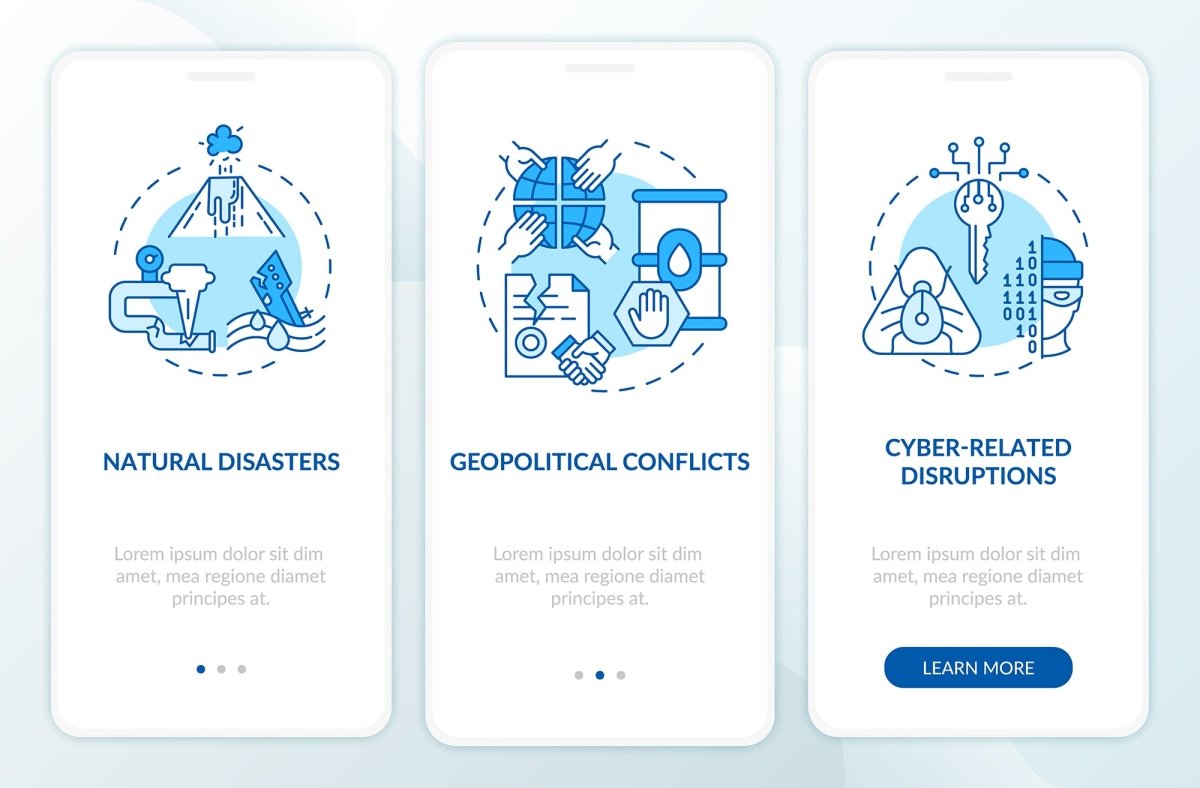 Energetic security onboarding mobile app page screen bundle