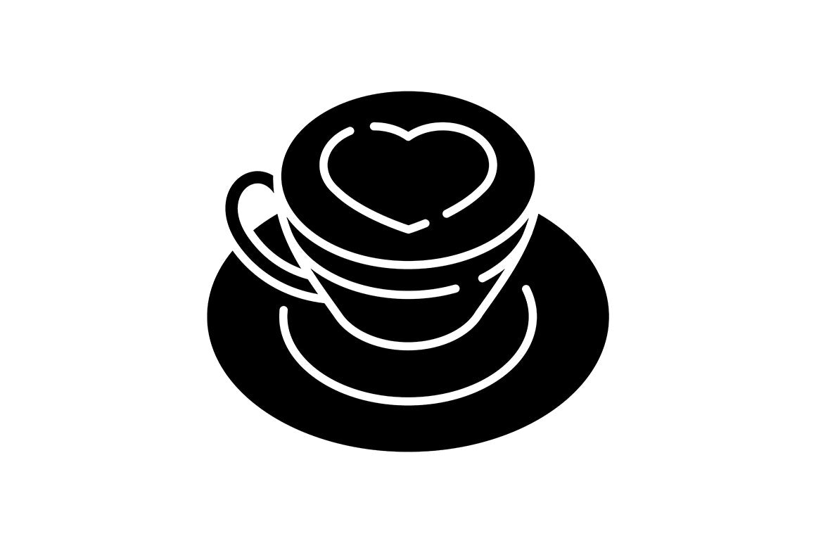 Energy drinks and caffeine black glyph icons set on white space