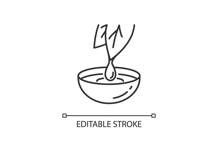 Energy drinks and caffeine linear icons set