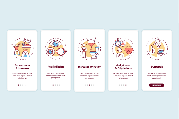 Energy Drinks App Page Screens Bundle