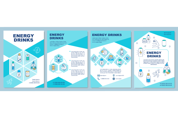 Energy Drinks Brochure Bundle