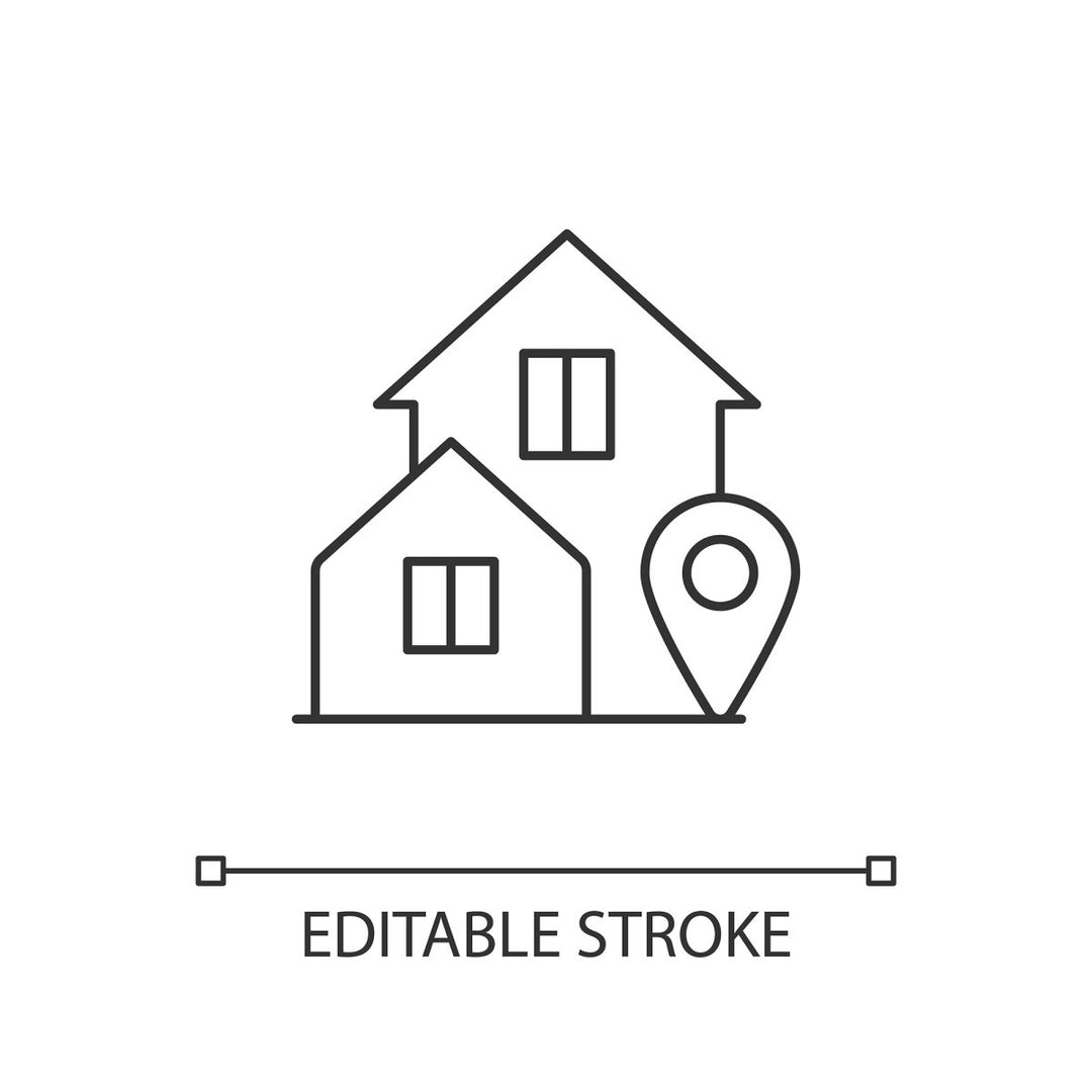 Energy efficiency linear icons set