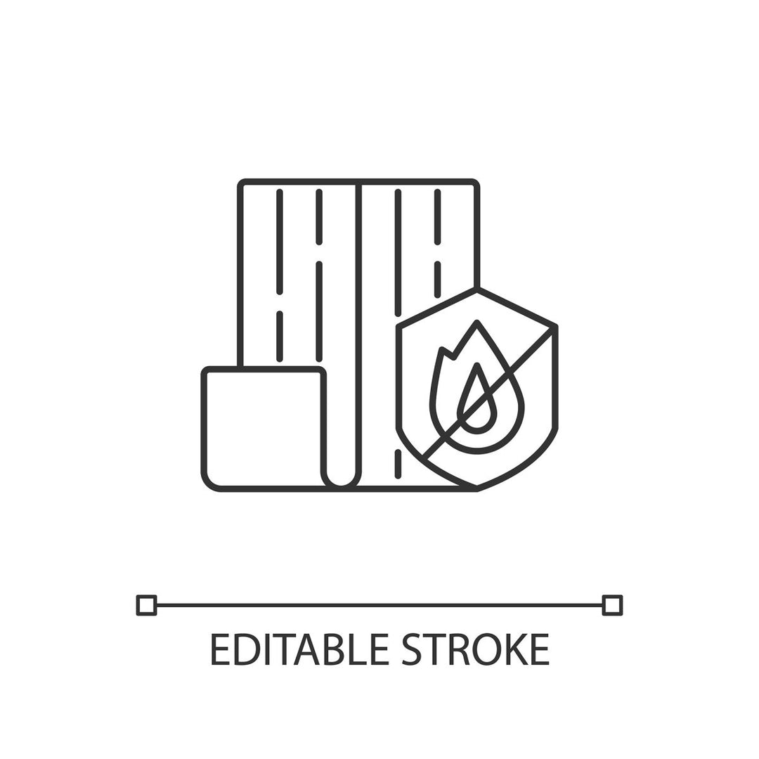 Energy efficiency linear icons set