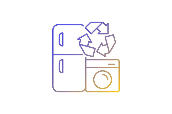 Energy purchase linear icons set