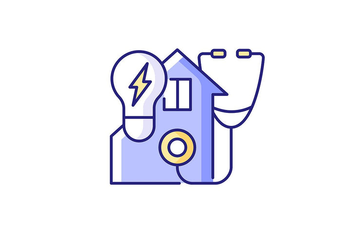Energy purchase RGB color icons set