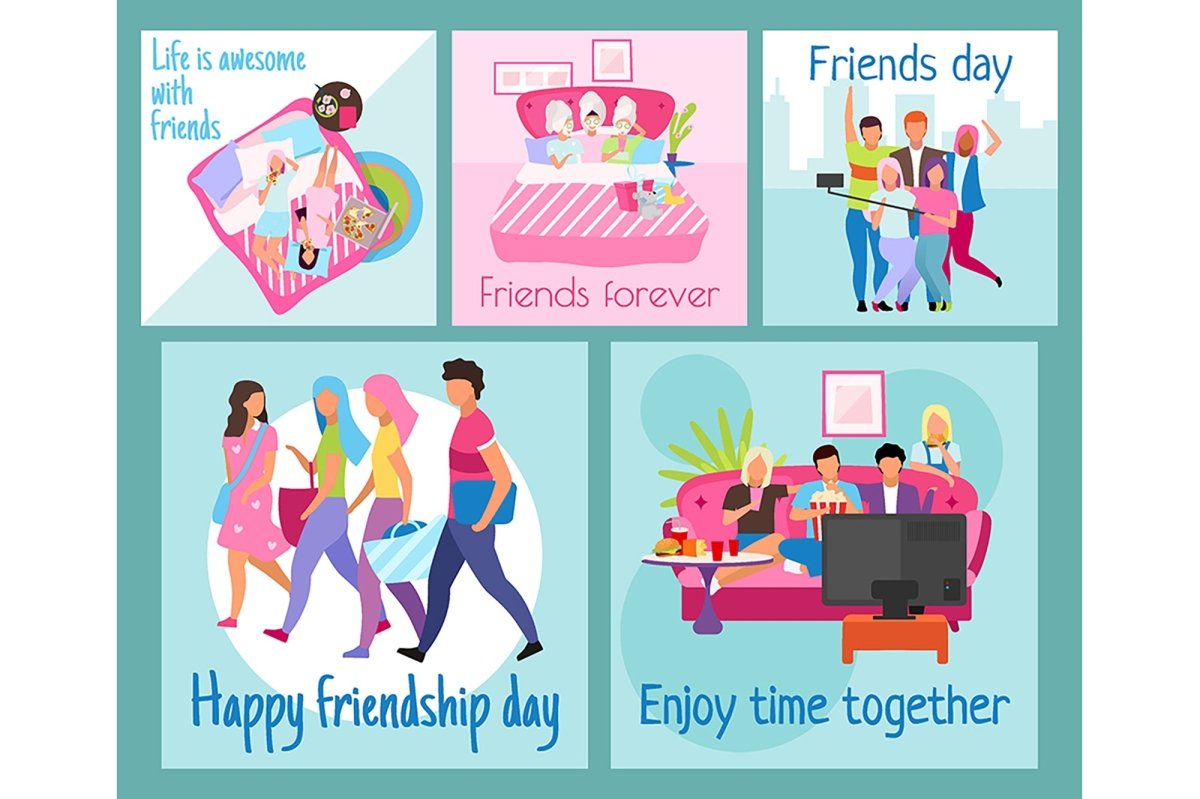 Enjoy time together social media post mockup