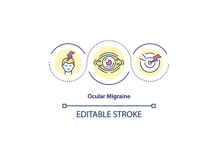 Eye health concept icon bundle