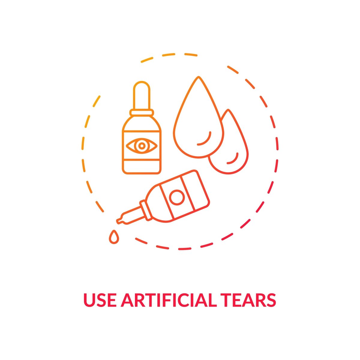Eye health concept icons bundle