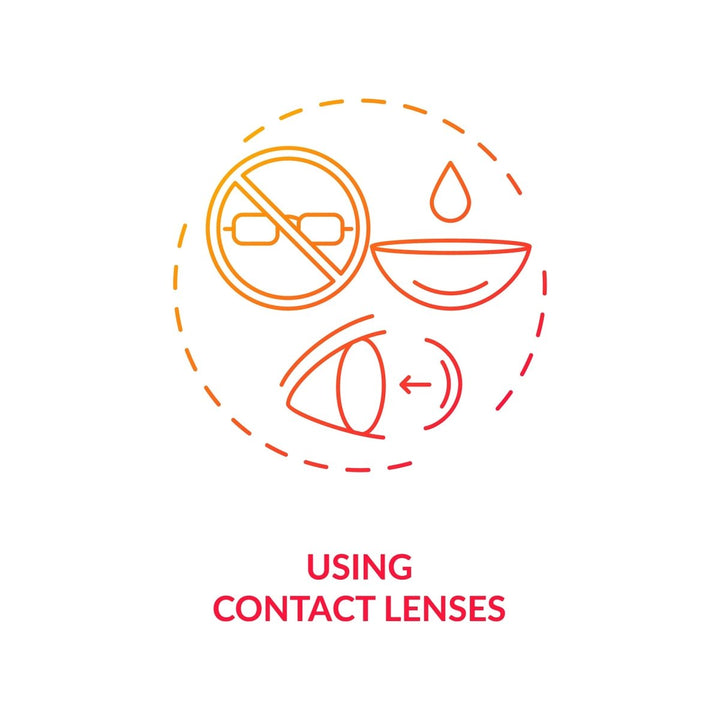 Eye health concept icons bundle