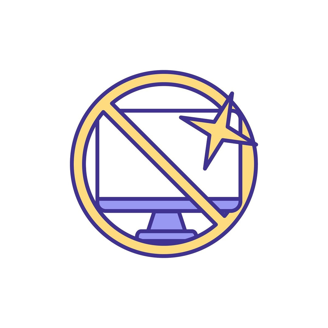 Eye health RGB color icons set