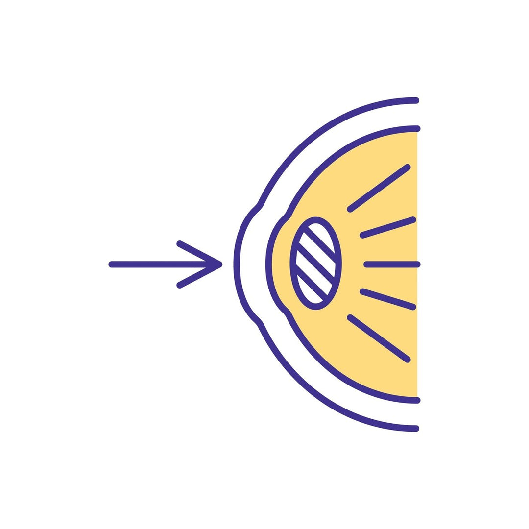 Eye health RGB color icons set