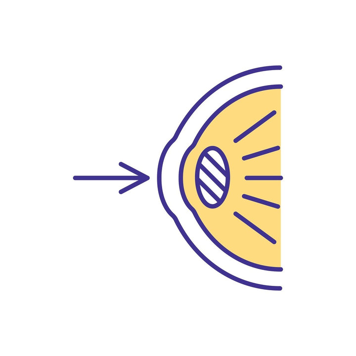 Eye health RGB color icons set