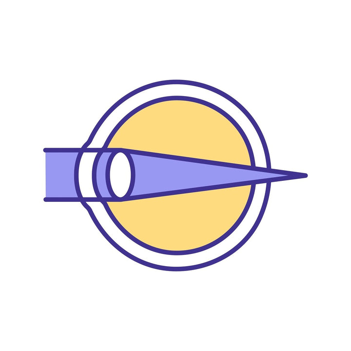 Eye health RGB color icons set