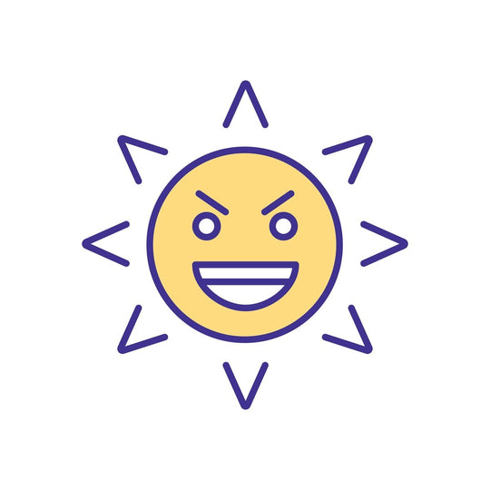 Eye health RGB color icons set