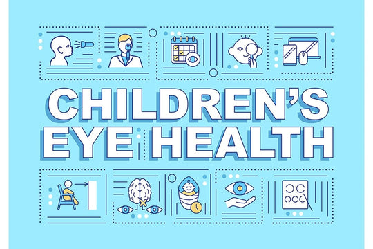 Eye health word concepts banner set