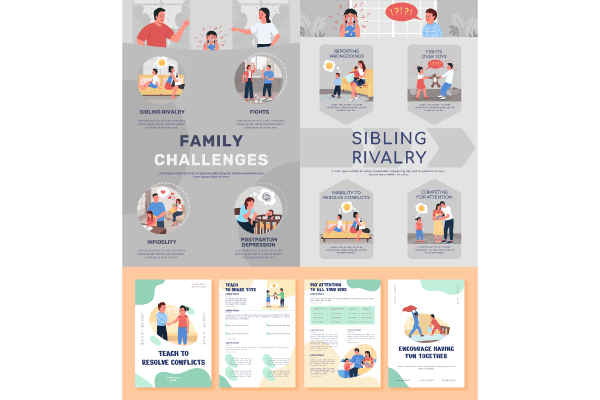 Family Challenges Infographic