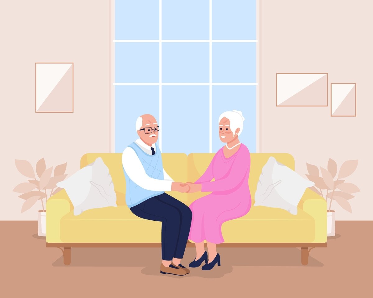 Family pastime color vector illustrations set