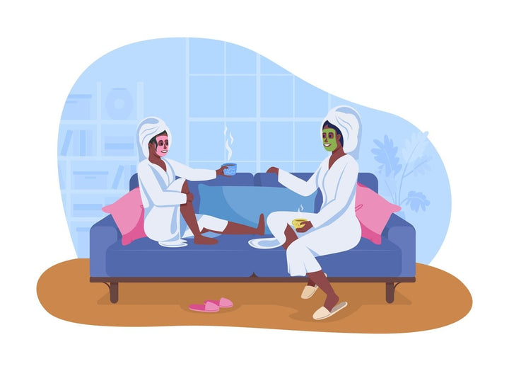 Family time vector isolated illustration bundle
