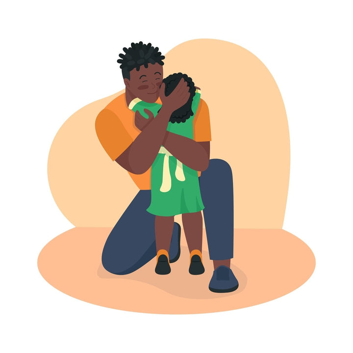 Family time vector isolated illustration bundle