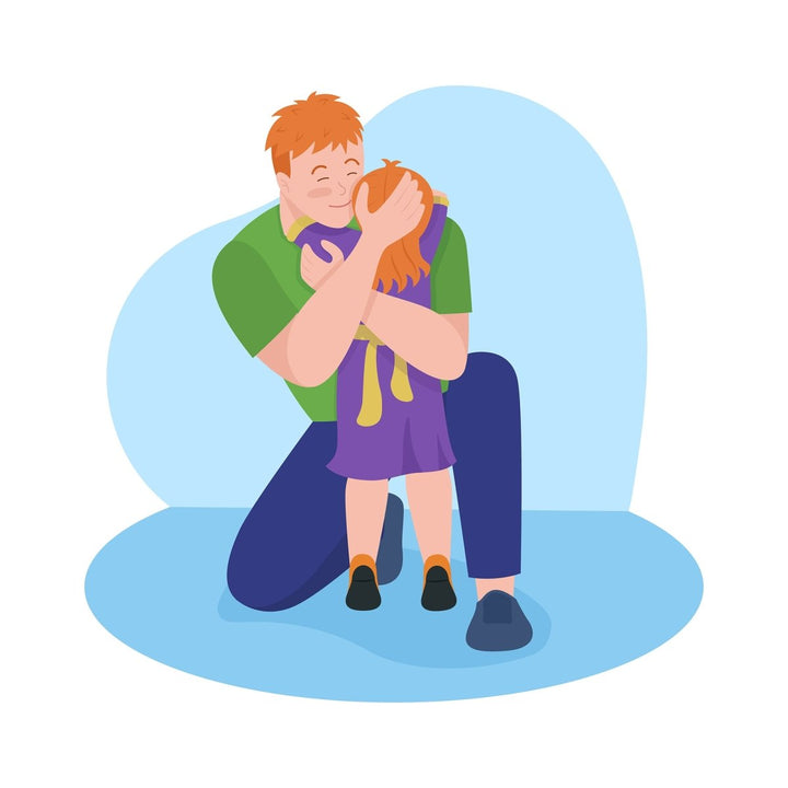 Family time vector isolated illustration bundle