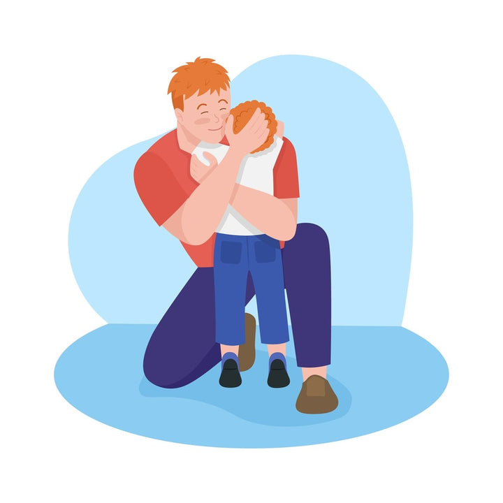 Family time vector isolated illustration bundle