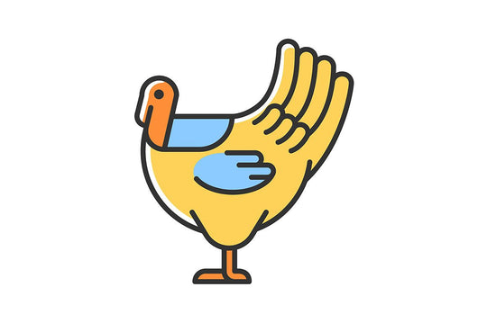 Farm birds for poultry RGB color icons set