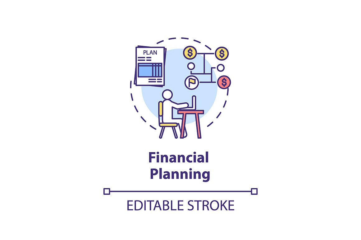 Financial Literacy Concept Icons Bundle