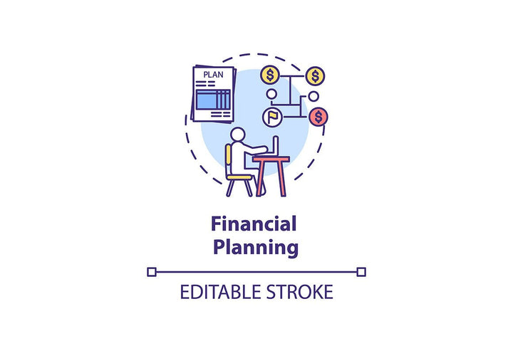 Financial Literacy Concept Icons Bundle
