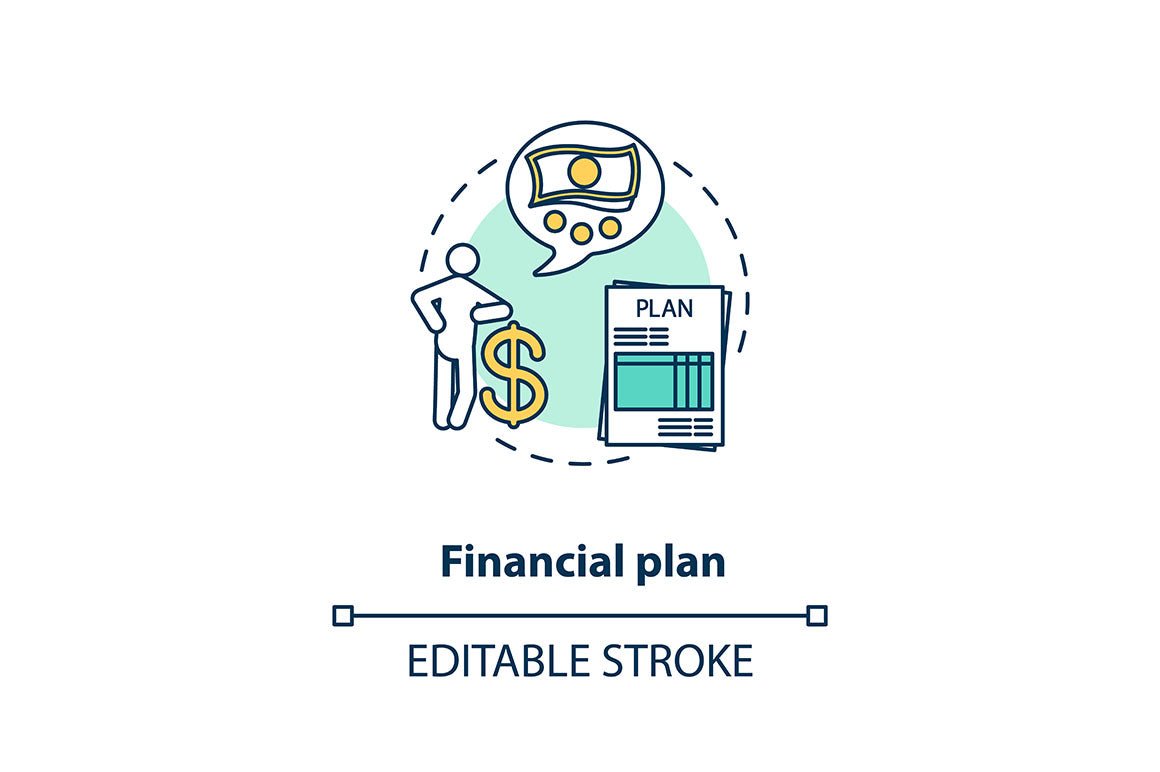 Financial Literacy Concept Icons Bundle