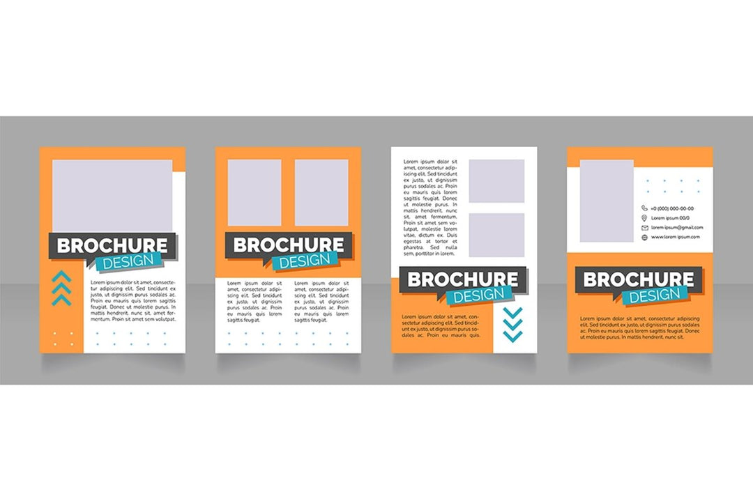 Find job blank brochure design bundle