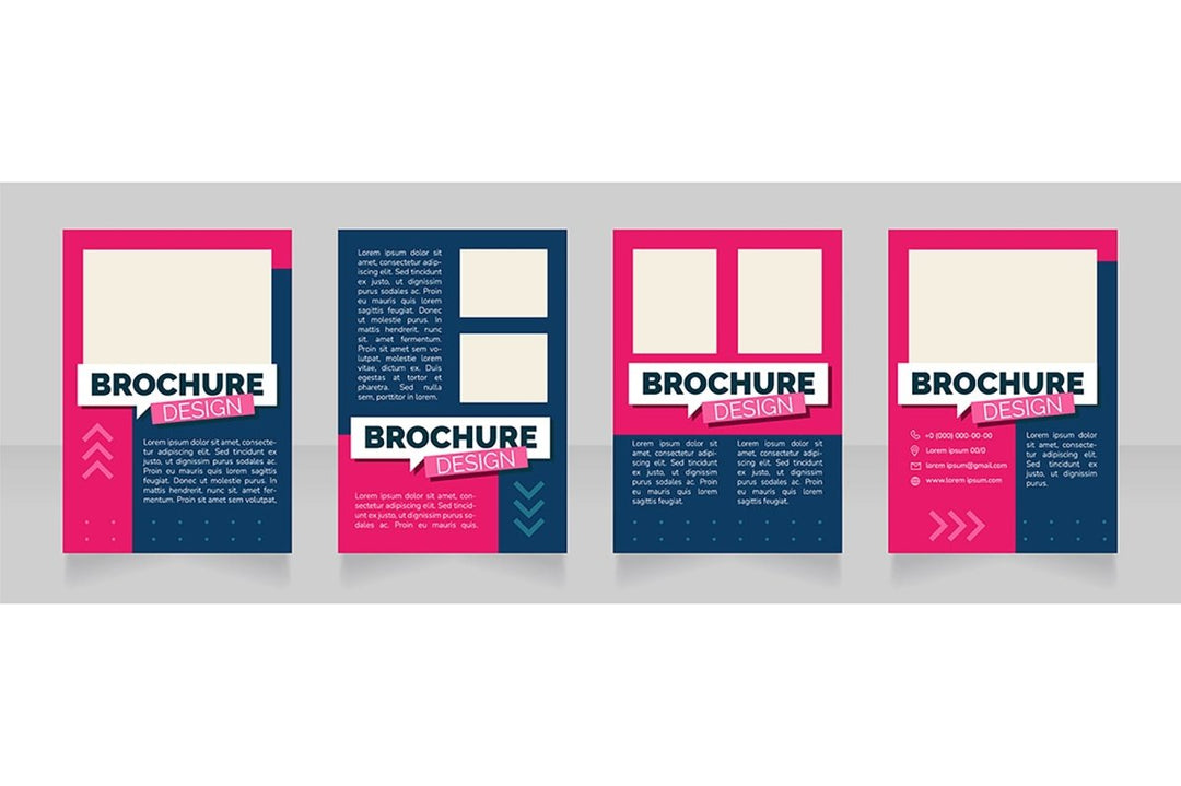 Find job blank brochure design bundle
