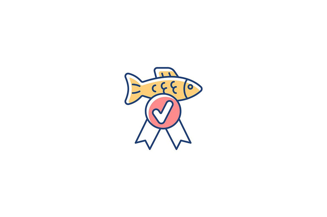 Fishing industry RGB color icons set