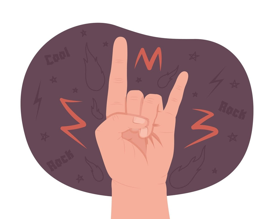 Fist symbols 2D vector isolated illustration set