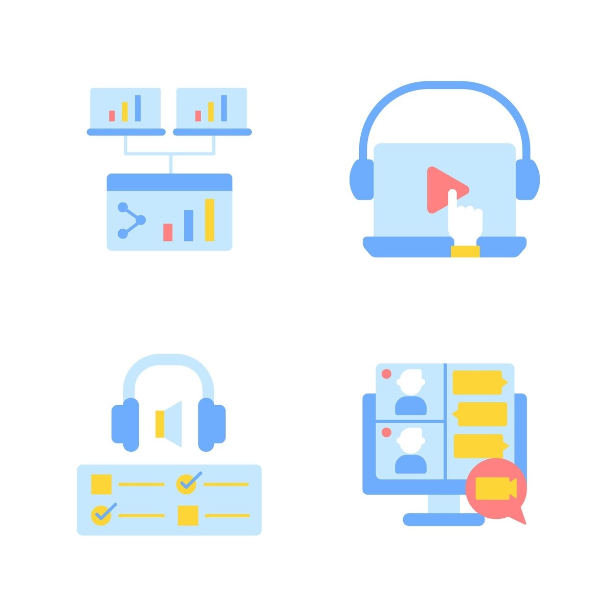 Flat icons bundle