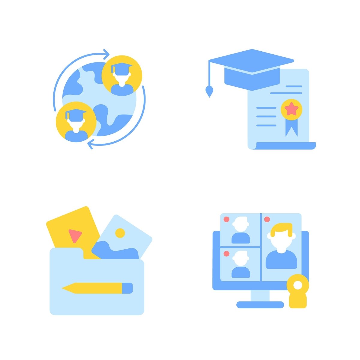Flat icons bundle