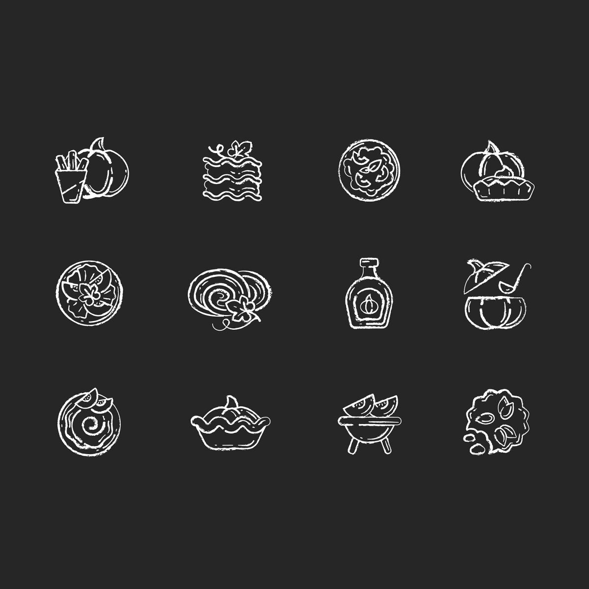 Food and drink icon bundle