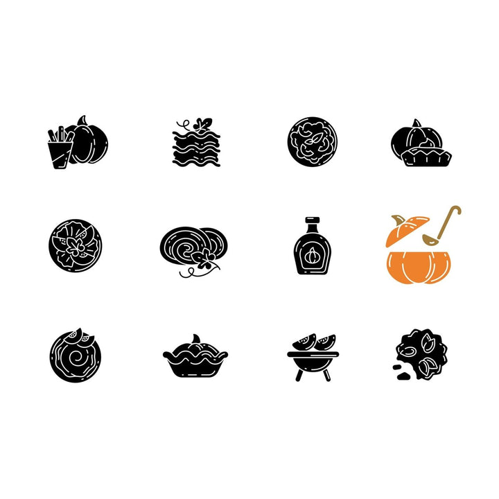 Food and drink icon bundle
