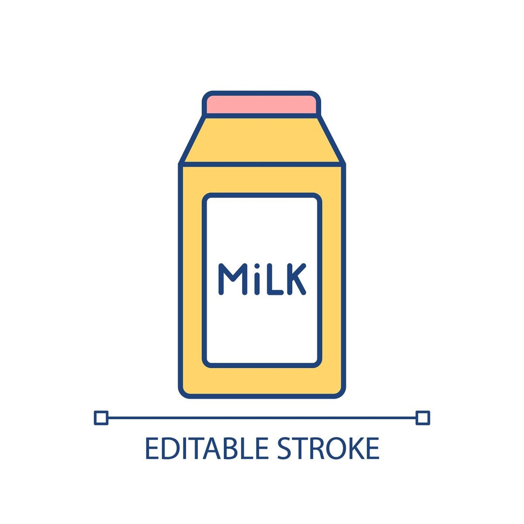Food issues RGB color icons set